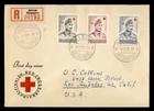 DR WHO 1952 FINLAND FDC RED CROSS SEMI POST COMBO HELSINKI M82647