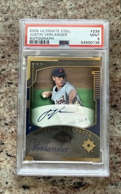 2005 Upper Deck Ultimate Collection Justin Verlander RC Auto 36 