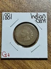 1881 Indian Head Cent Penny Good Better Date US 1c Type Coin (Raw14847)