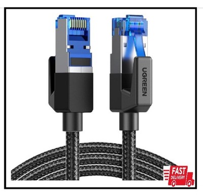 UGREEN Cat 8 Ethernet Cable 6FT, High Speed Braided 40Gbps 2000Mhz Network Cord