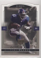 2003 Skybox LE Artist Proof Fleer Employee Auto 5/50 Tiki Barber #30 Auto 0b2