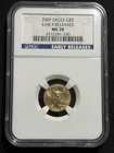 2009 GOLD 1/10 OZ EAGLE $5 DOLLAR COIN NGC MS 70 EARLY RELEASES - Free Shipping!