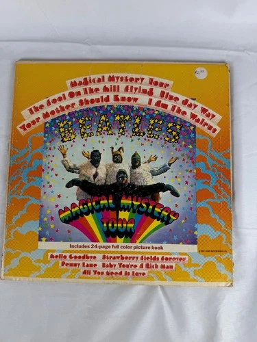 Beatles Capitol SMAL 2835 Magical Mystery Tour 1976 Vinyl LP with Booklet
