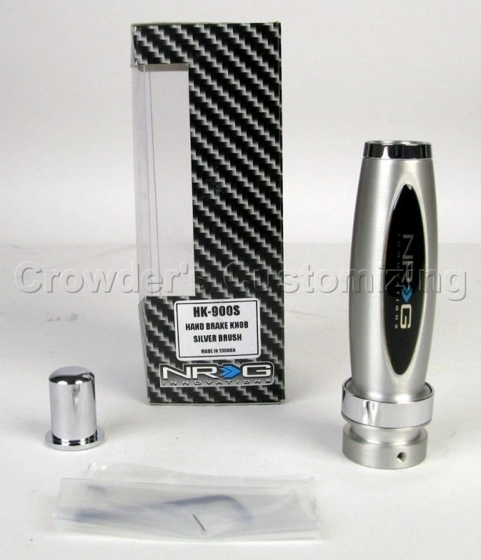 Mango de freno eléctrico de mano NRG de aluminio cepillado - Nuevo Foto 2 de 3