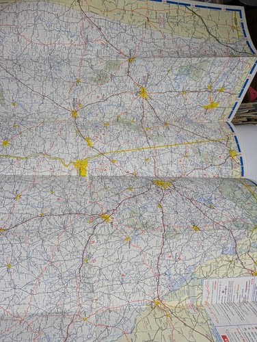 c1970s Exxon Alabama Georgia Road Map Tiger Tips Gas Station Travel Guide E10 - Picture 5 of 5