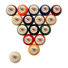 NFL Licensed Retro Pool Ball Set with Numbers /32 TEAMS AVAILABLE