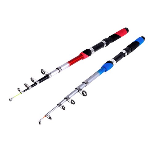 2.1M Portable Telescopic Fishing Rod Fiberglass Fishing Pole Travel Sea F5D2 - Picture 9 of 11