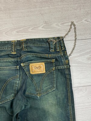 Dolce & Gabbana Chain jeans pants vintage y2k avant-garde | eBay