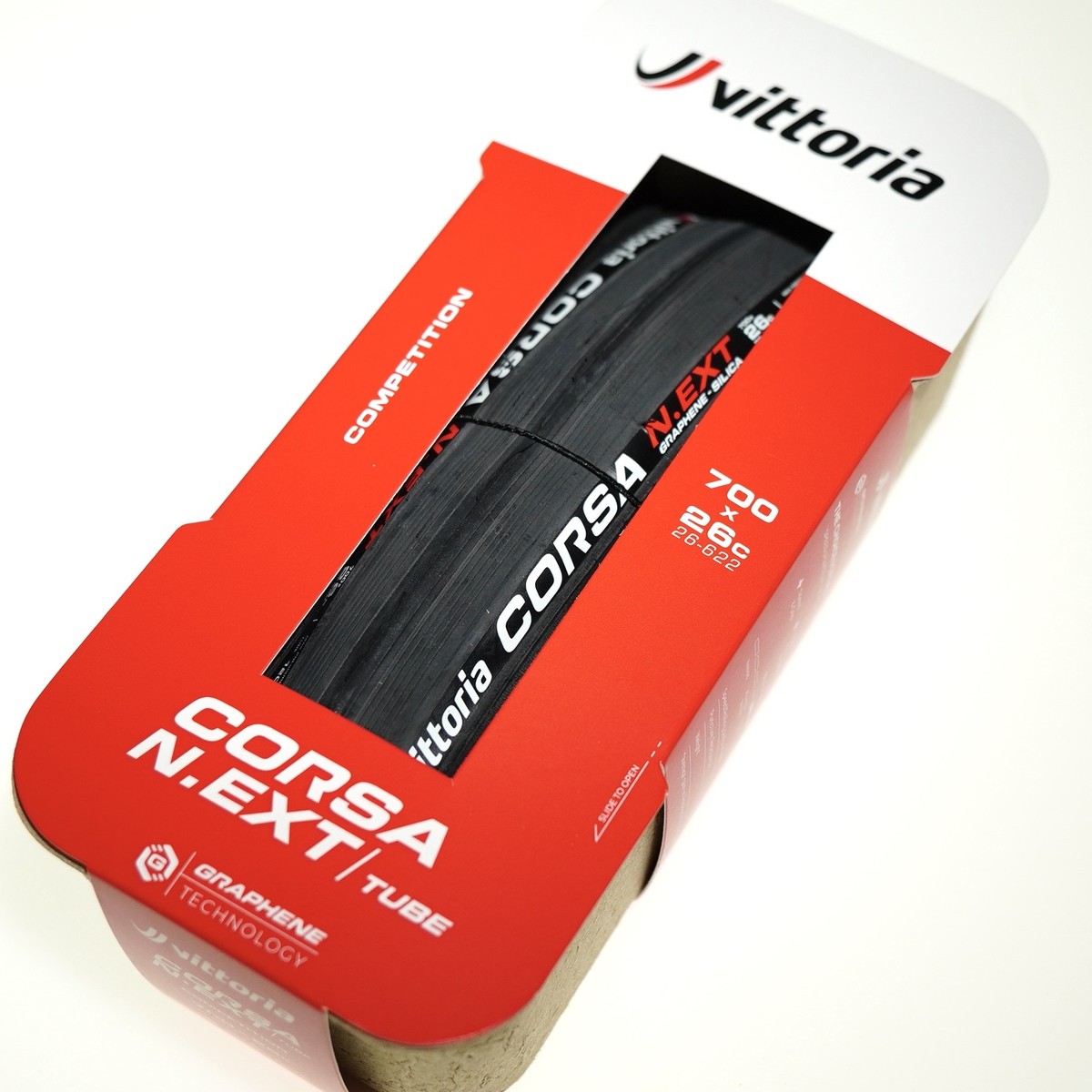 vittoria CORSA N.EXT TUBE 700×30c Vittoria Corsa N.EXT Tire - 700 x 30 Tubeless Folding Black