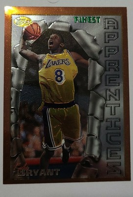 kobe bryant topps finest rookie card