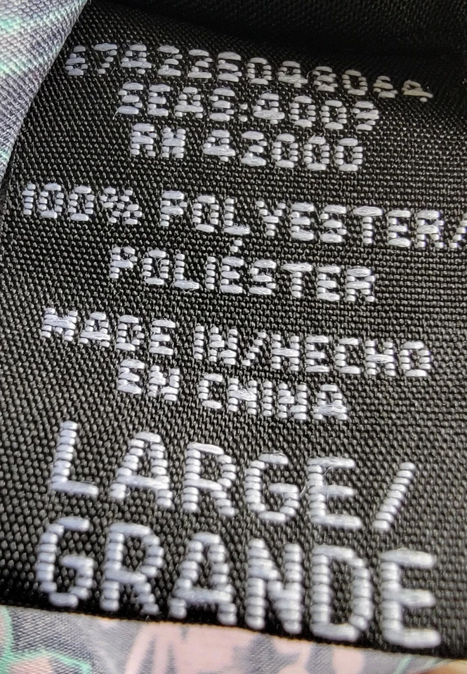 Camisa Top Blusa Attention Mujer Talla L Grande Azul Verde Rosa Floral Foto 3 de 4