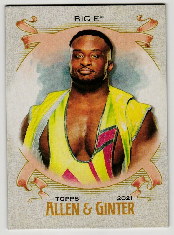 2021 Topps Heritage WWE Allen and Ginter #AG6 Big E