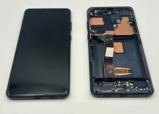 OEM Samsung Galaxy S20 Ultra OLED LCD Screen Digitizer+Midframe with Dots/Shadow