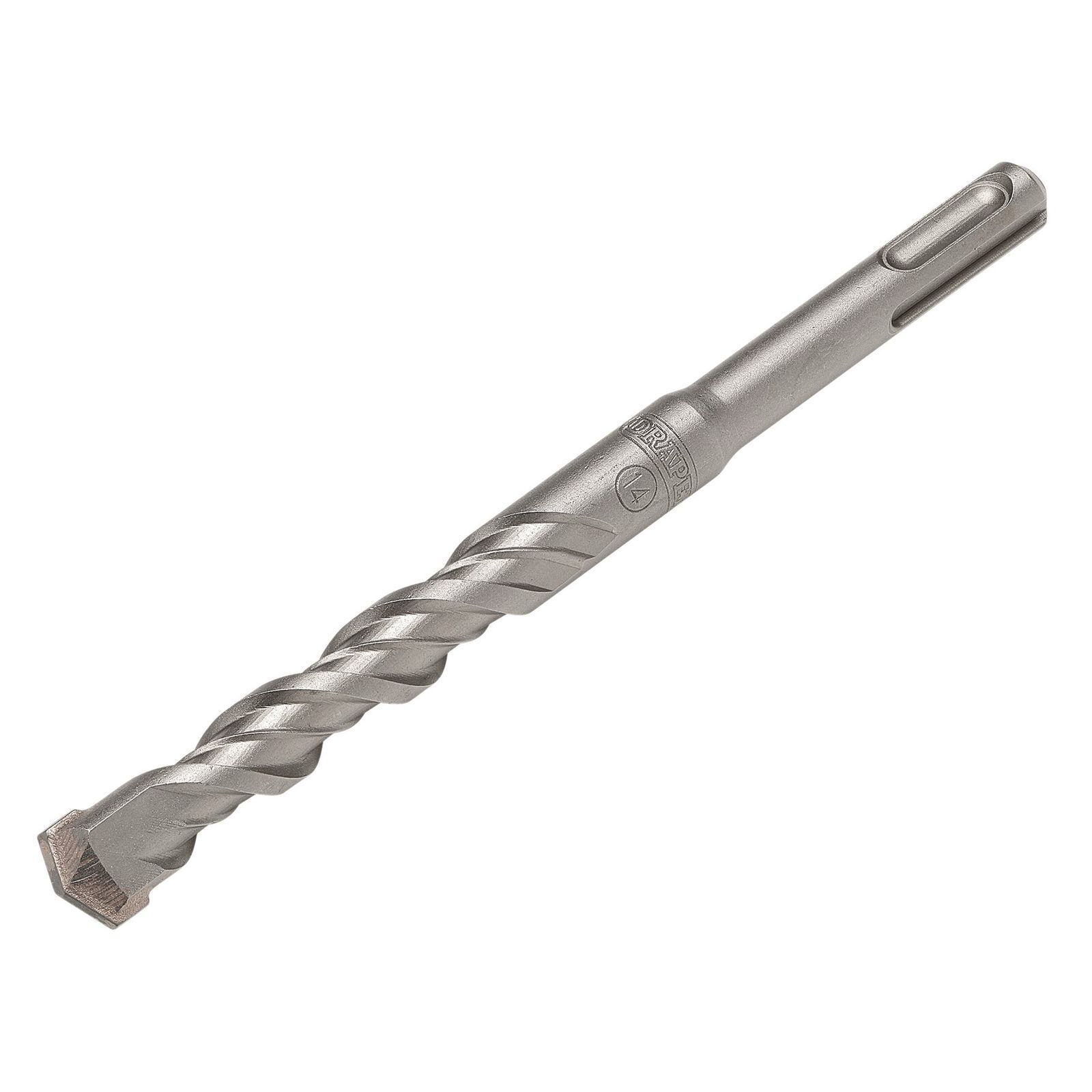 Draper SDS Plus Drill Bit, 14.0 x 160mm - 13834 - Tungsten Carbide Tip, Double Flute, For Concrete, Masonry, Brick, Stone, Granite - Image 2