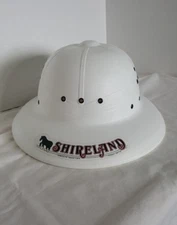 Shireland 1987 White Pith Helmet Hat  From Shireland in  Illinois 