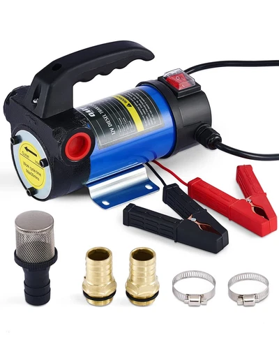 Orion Motor Tech Diesel Transfer Pump, 12 Volt Fuel Transfer Pump DC 10GPM Di...