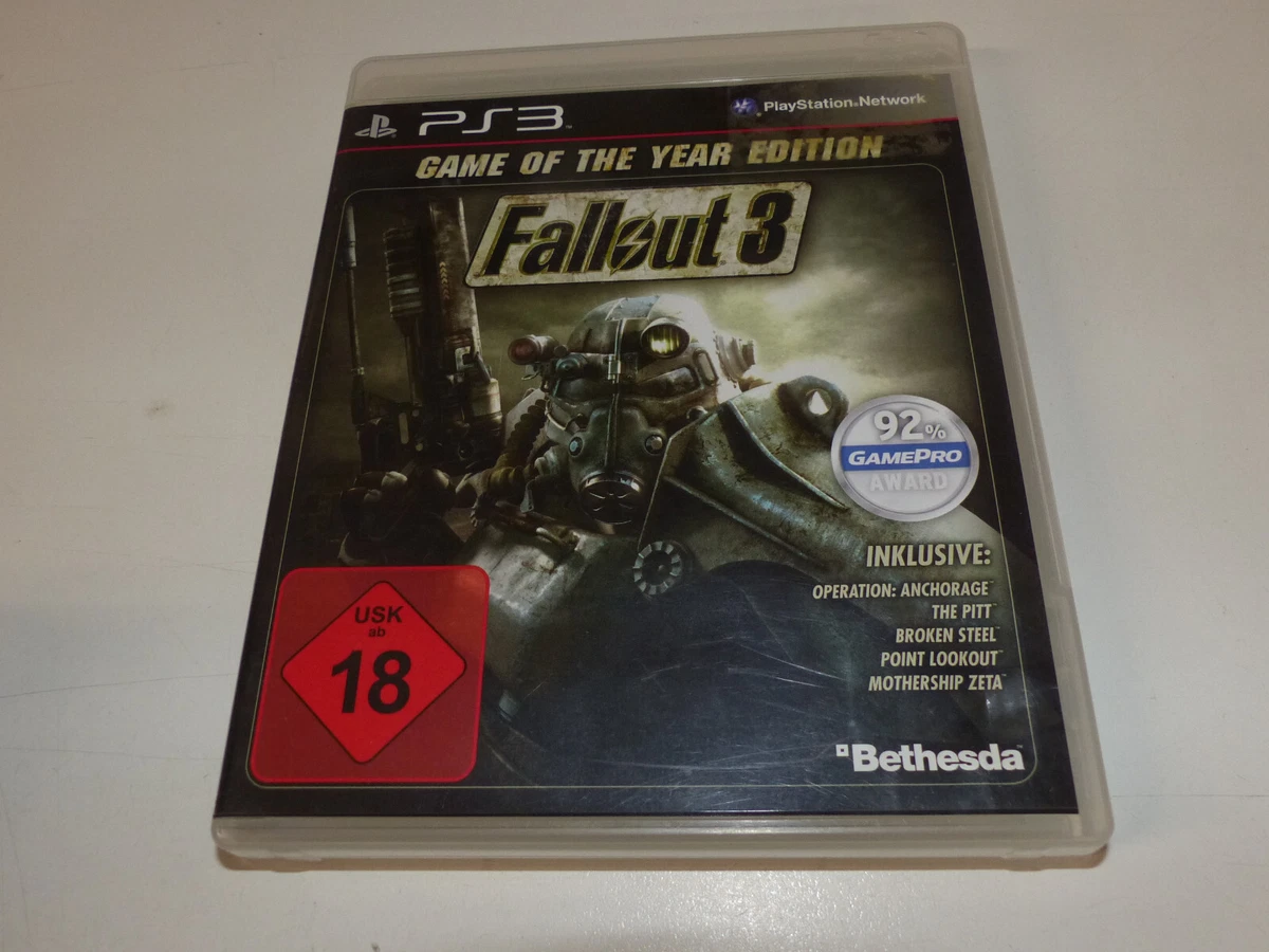 PS3 FALLOUT 3 GAME OF THE YEAR EDITION [Import américain