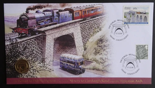 2006 Egyptian Arch Buckingham £1 Coin PNC Cover with Dual H/S RRP £75