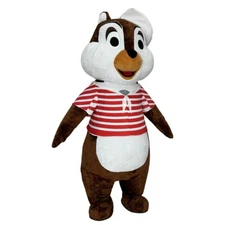 Pink Squirrel Inflatable Costume Plush Mascot Outfit Adult Walking Cosplay Party