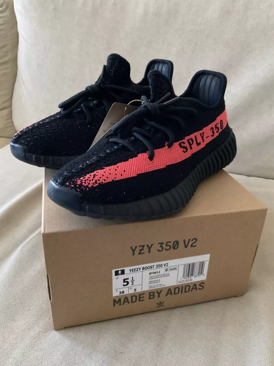 yeezy 350 v2 core black red