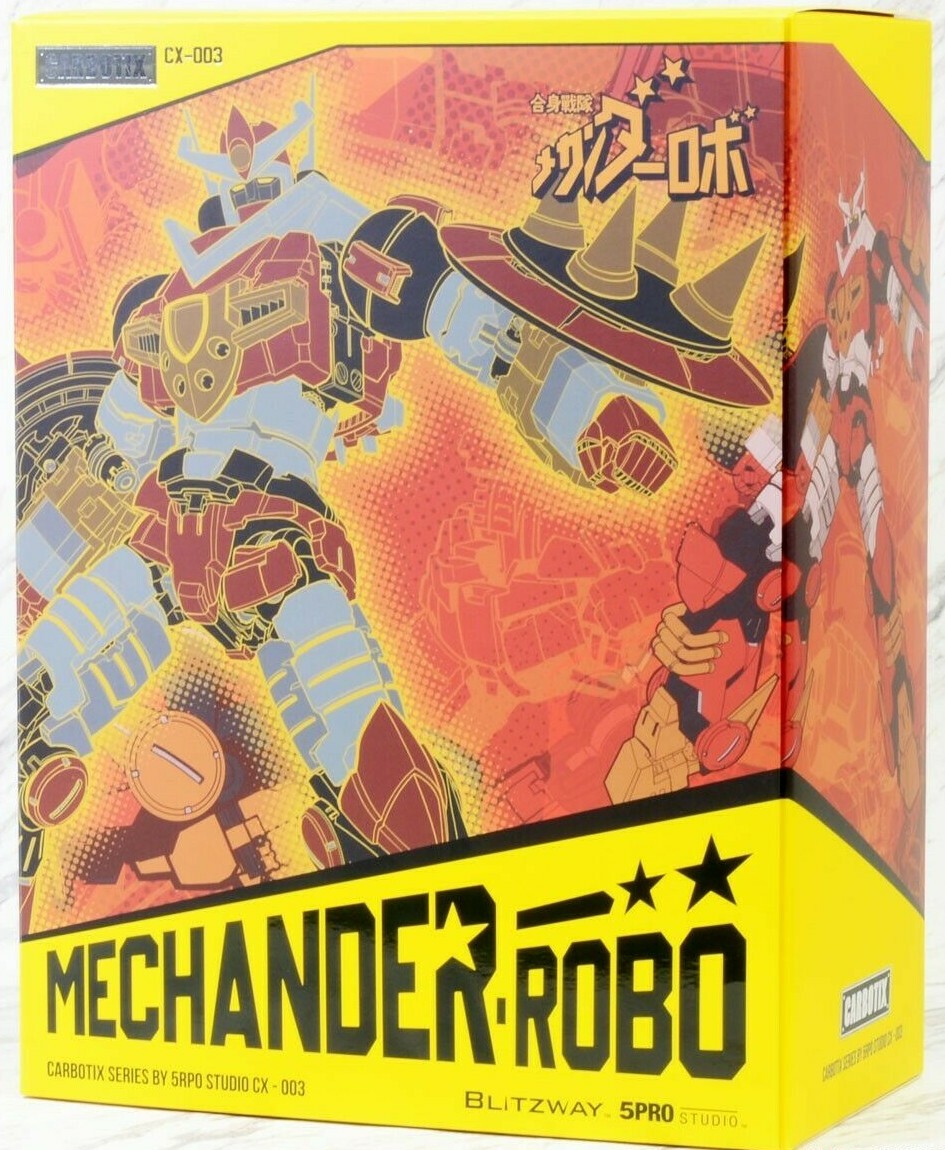 5PRO STUDIO CARBOTIX 合身戦隊 メカンダーロボ CX-003 Cx-003 Robot Kaiten Sentai Mekander Robo Mechander Blitzway