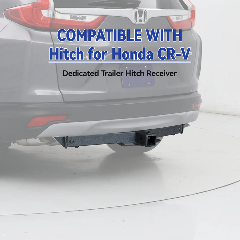 Trailer Hitch Receiver Rear Bumper Tow Black for 2017-2025 Honda CR-V - Image 4 of 4