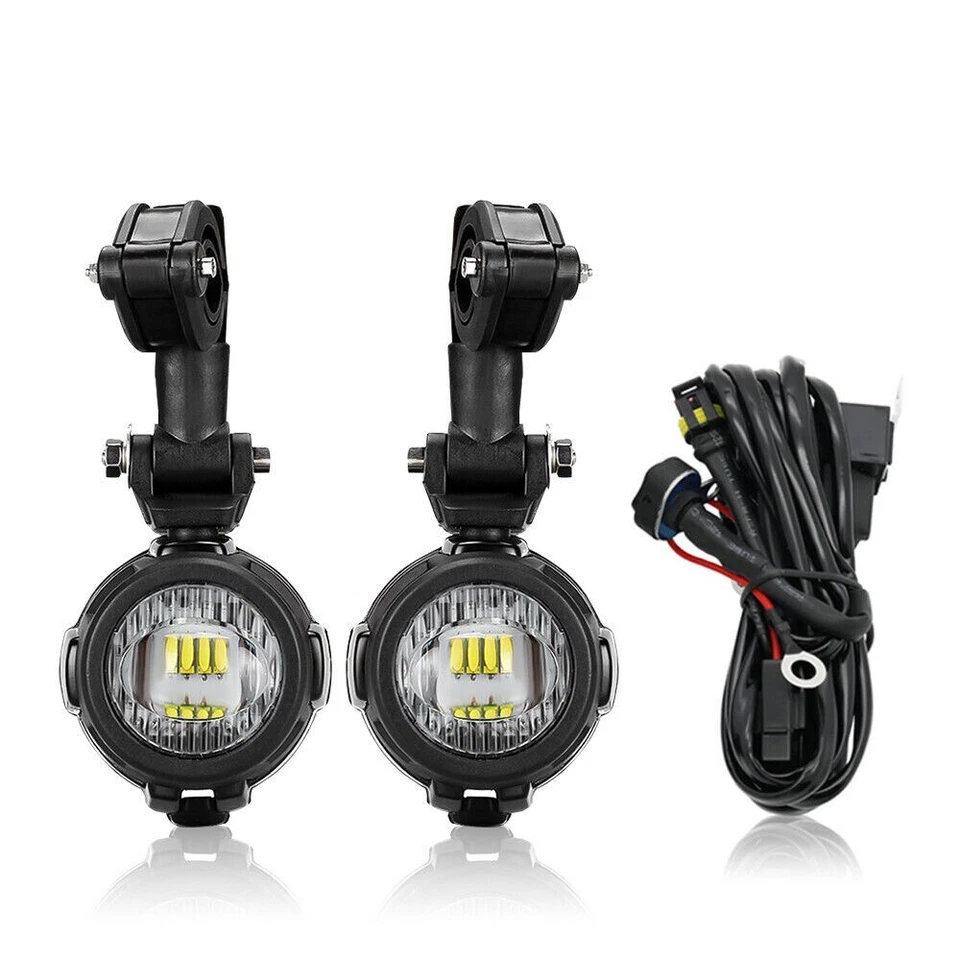 Lâmpada auxiliar LED ponto de neblina luz de direção para BMW R1200GS F650GS F800GS K1600 - Imagem 2 de 4