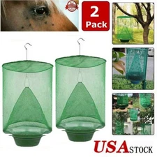 2 Pcs The Ranch Fly Trap Outdoor Fly Trap Killer Bug Cage Net Perfect For Horses