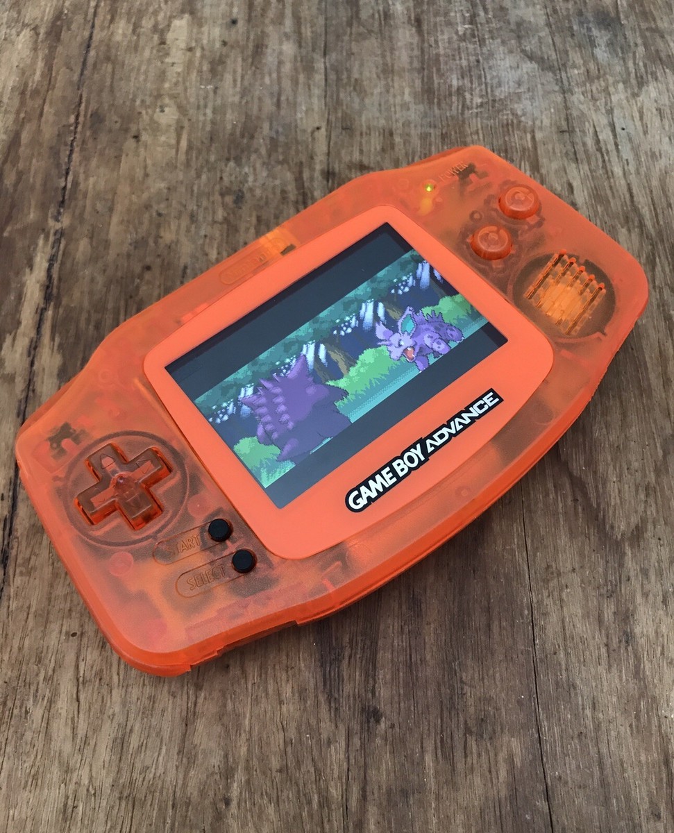 Nintendo Gameboy Advance Orange GBA AGS-101 Handheld Gaming