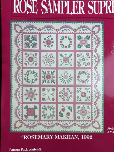 That Patchwork Place Rose Sampler Supreme Quilt Pattern Pack Rosemary Makhan - Picture 3 of 6