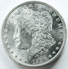 *1896 P MINT MORGAN DOLLAR* *GEM BU+* NR #P2871