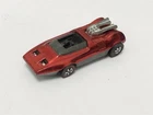 HOT WHEELS RED LINE PEEPING BOMB US BRIGHT RED w BLACK INTERIOR CLEAN