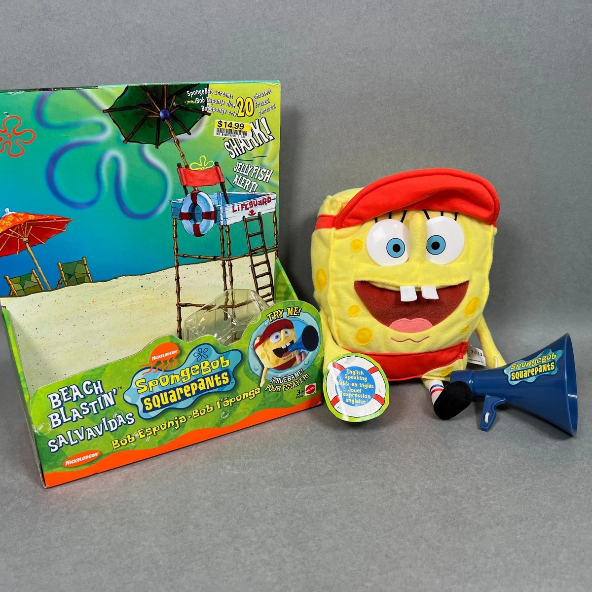 Mattel SpongeBob SquarePants Plush Cartoon & TV Character Action