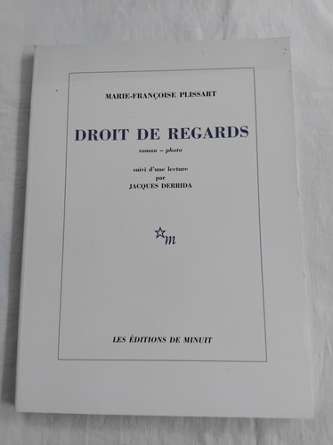RIGHT OF LOOKS NOVEL-PHOTO PLISSART EROTICISM 1985 PEETERS JACQUES DERRIDA - Picture 2 of 4