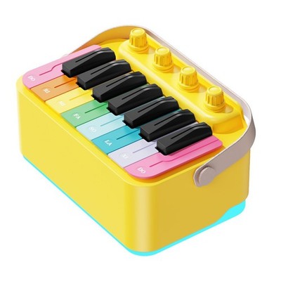 Mini tragbarer E-Piano Bluetooth-Lautsprecher Wireless Stereo 8W RGB LED-Licht