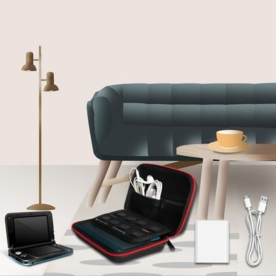 Wasserdichte EVA Aufbewahrungstasche f��r 3DS XL Konsole mit Softgriff und Schli