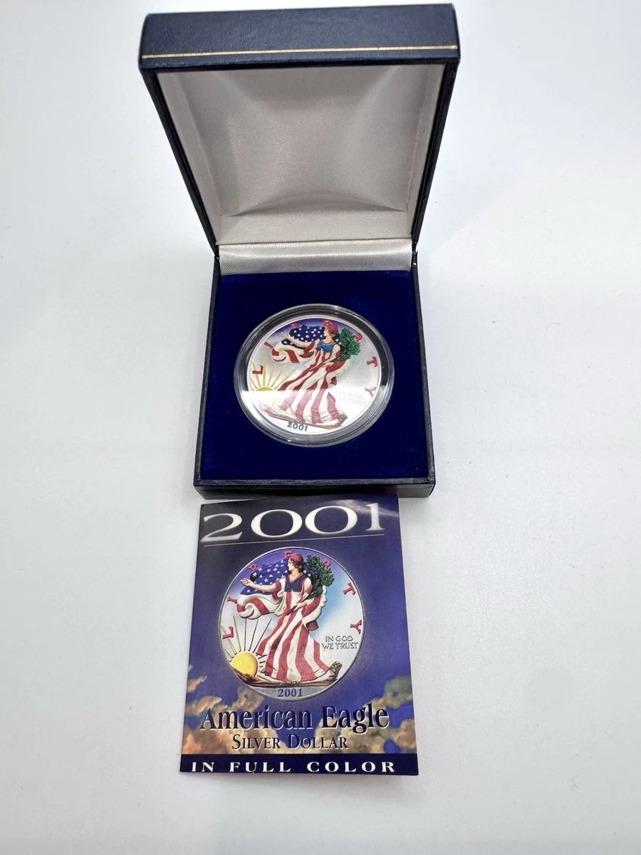 American Eagle 1 oz Precious Metal Content per Unit 2001 Silver