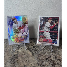 Topps Shohei Ohtani 2021 Stars of MLB Los Angeles Angels 2-Card Lot