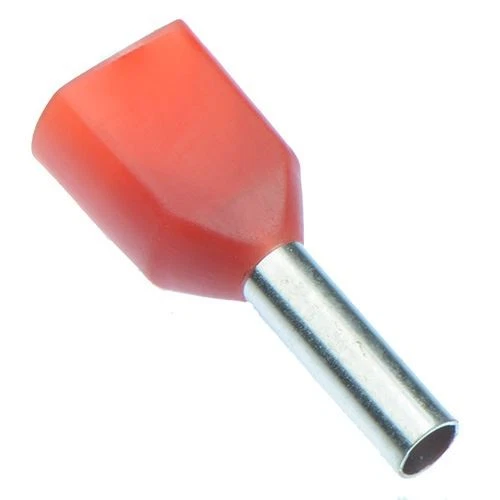 Switch Electronics Rote 1mm Doppelader-Kabel-Aderendhülsen, 8mm, 100er Pack - Bild 1 von 1