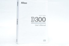 Nikon D300 Digital Camera Genuine User's Manual / Instruction Guide English