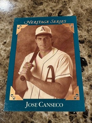 JOSE CANSECO 1992 Studio Heritage Series #BC-4 Athletics