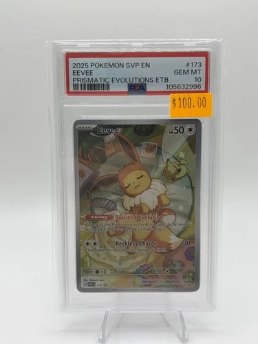 2025 Pokemon Eevee 173 Black Star Promo PSA 10