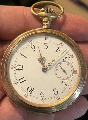 Antique Waltham 55mm Gold Filled Pocket Watch W.C. Co Running