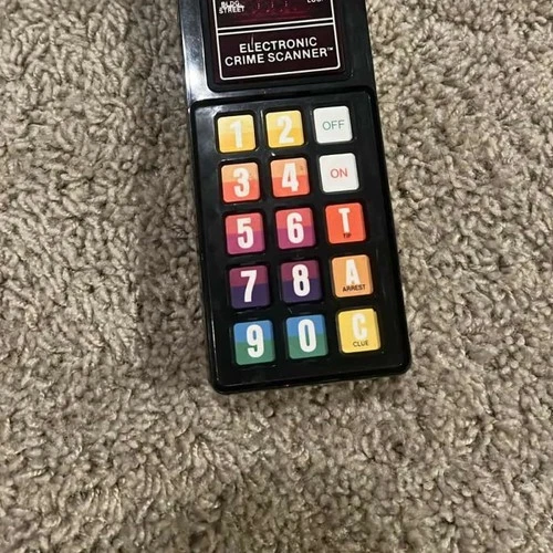 1A Vintage STOP THIEF Electronic Crime Scanner 1979 Parker Brothers Works