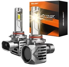 SEALIGHT 9005 HB3 Bulbs 33000 Lumen Warm White Soft Light Wireless LED Headlight