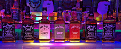 Jack Daniels Old No. 7, Fire, Honey, Apple Gold Edition Bundle