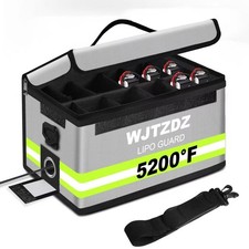 WJTZDZ 12 Cell Large Capacity Lipo Battery Bag Fireproof Explosionproof Storage