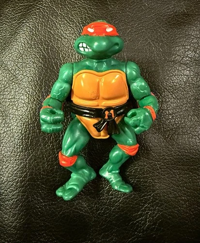 Vintage Michelangelo Figure (Playmates, 1988) Hard Head