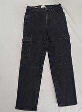 Women's High-Rise 90's Straight Jeans - Universal Thread Black 10 Regular
