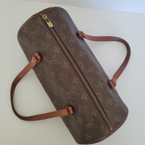 Louis Vuitton Papillon Handbag Monogram Canvas 30 Barrel Vintage Zip Bag Purse - Picture 3 of 14